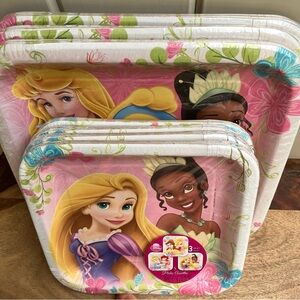 Hallmark Disney's Fanciful Princesses paper plates